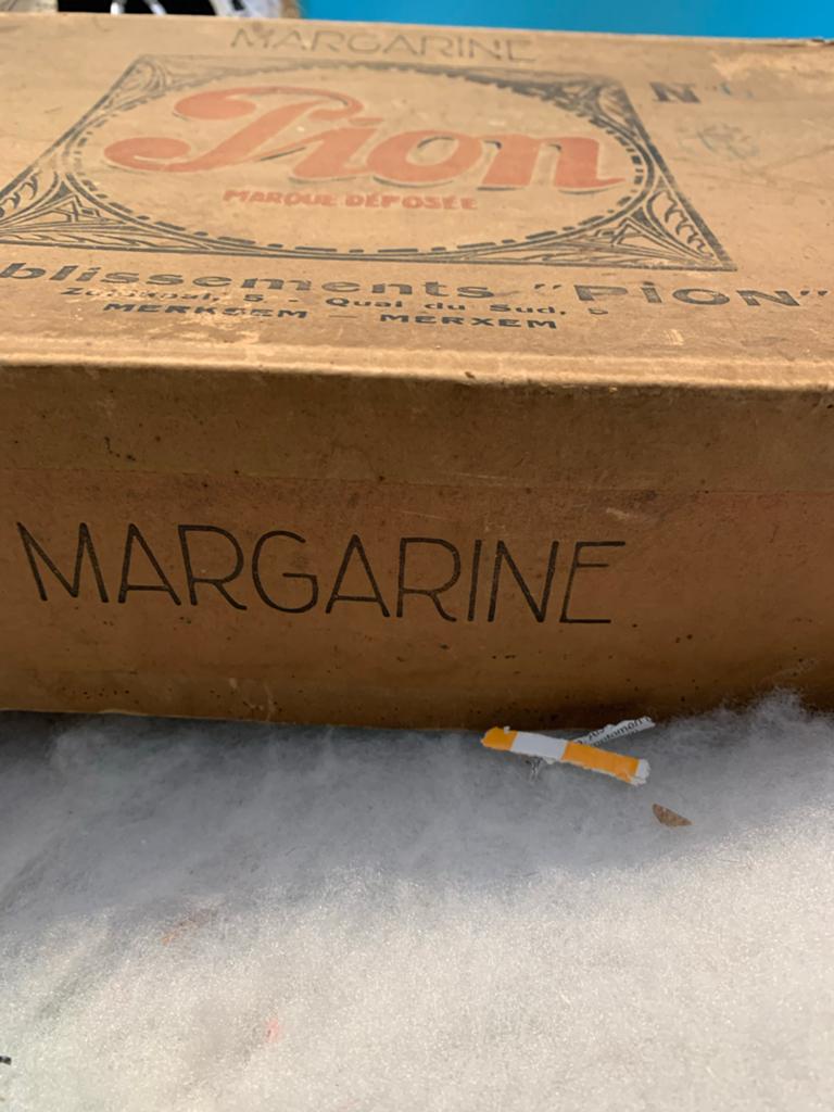 Vintage Margarine Pion Etalage Doos, Ophalen of Verzenden