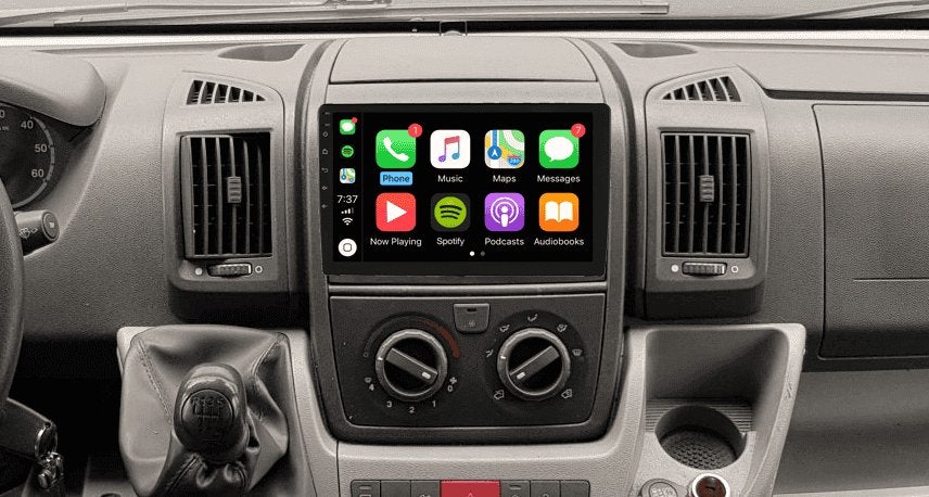 Android 15 Navigatie Fiat ducato camper 2020 carkit carplay