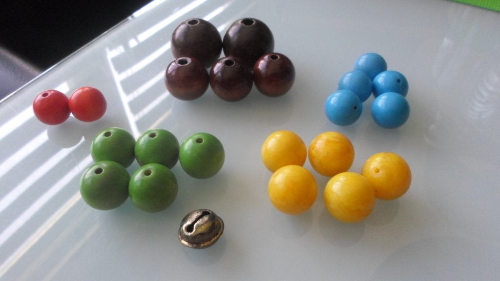 retro houten kralen, Ophalen of Verzenden, Overige typen