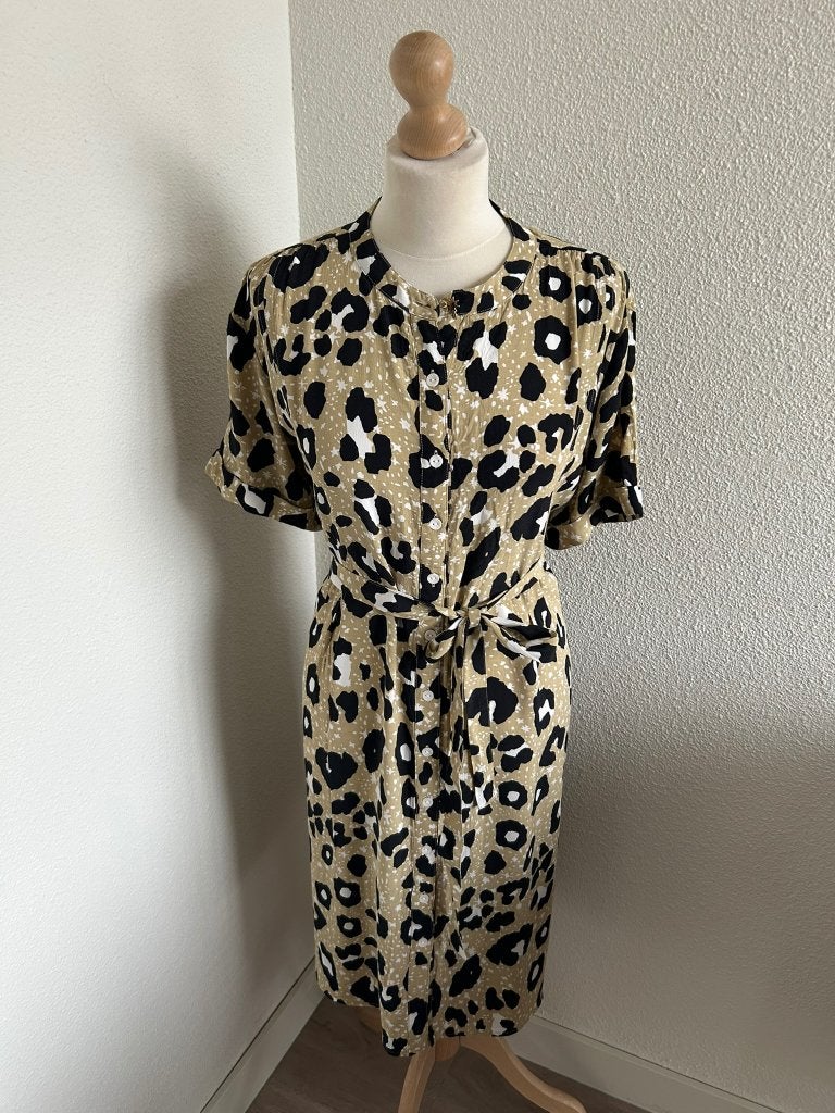 Fabienne Chapot maat L Maggie dress 2176, Beige, Maat 42/44 (L), Ophalen of Verzenden, Zo goed als nieuw