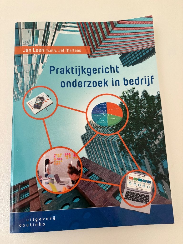 Boek Praktijkgericht onderzoek in bedrijf, Jan Leen, Verzenden, HBO, Zo goed als nieuw