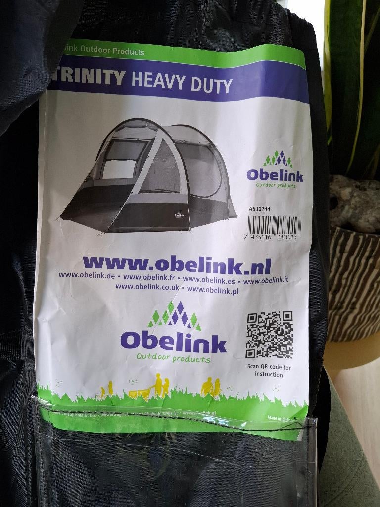 Bustent Trinity van Obelink, Caravans en Kamperen, Tenten, Ophalen, Zo goed als nieuw, Tot en met 2