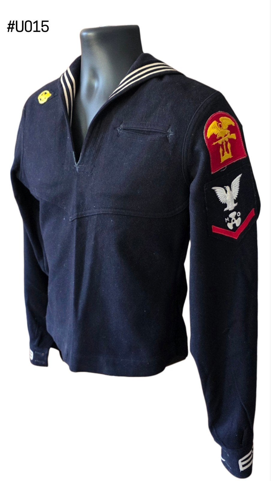 US WWII Naval Amphibious Forces Jumper, Identified, Ophalen of Verzenden, Marine, Amerika, Kleding of Schoenen