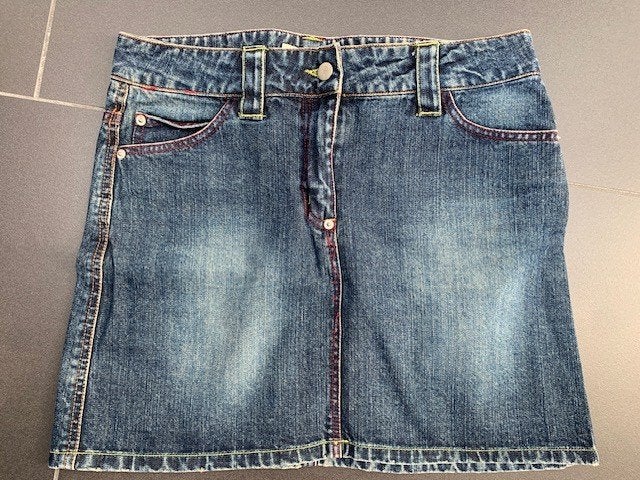 Spijkerrok blauw maat 38, Kleding | Dames, Rokken, Gedragen, Maat 38/40 (M), Blauw, Boven de knie, Ophalen of Verzenden