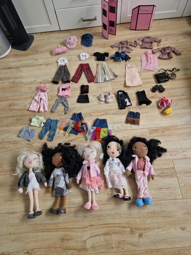 Grote Groovy Girls Bundel: 5 Poppen + Kleding & Accessoires, Ophalen of Verzenden, Gebruikt, Overige typen