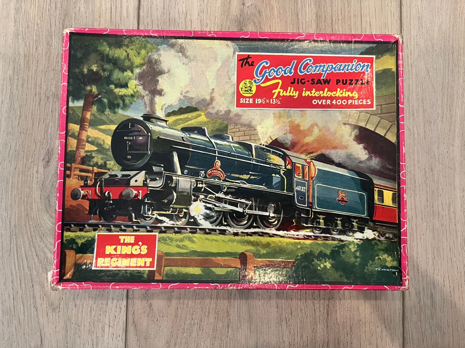 The Good Companion" legpuzzel - Stoomtrein, Ophalen of Verzenden, Minder dan 500 stukjes, Zo goed als nieuw