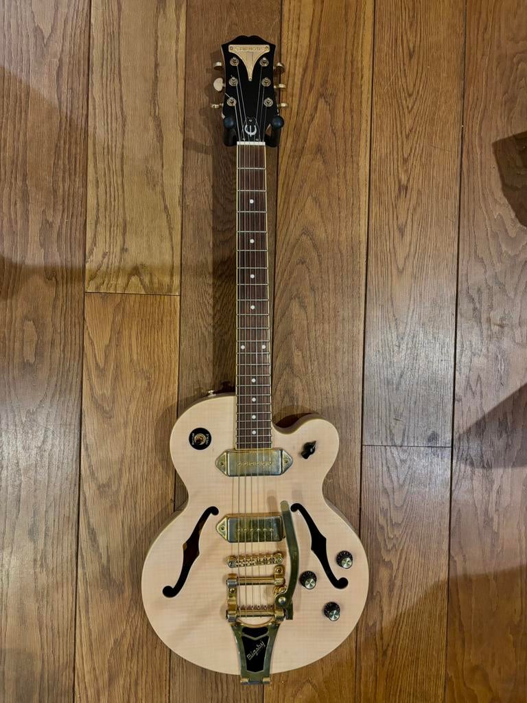Epiphone Wildkat Limited - Semi-Hollow Gitaar met Bigsby, Muziek en Instrumenten, Ophalen, Gebruikt, Semi-akoestisch