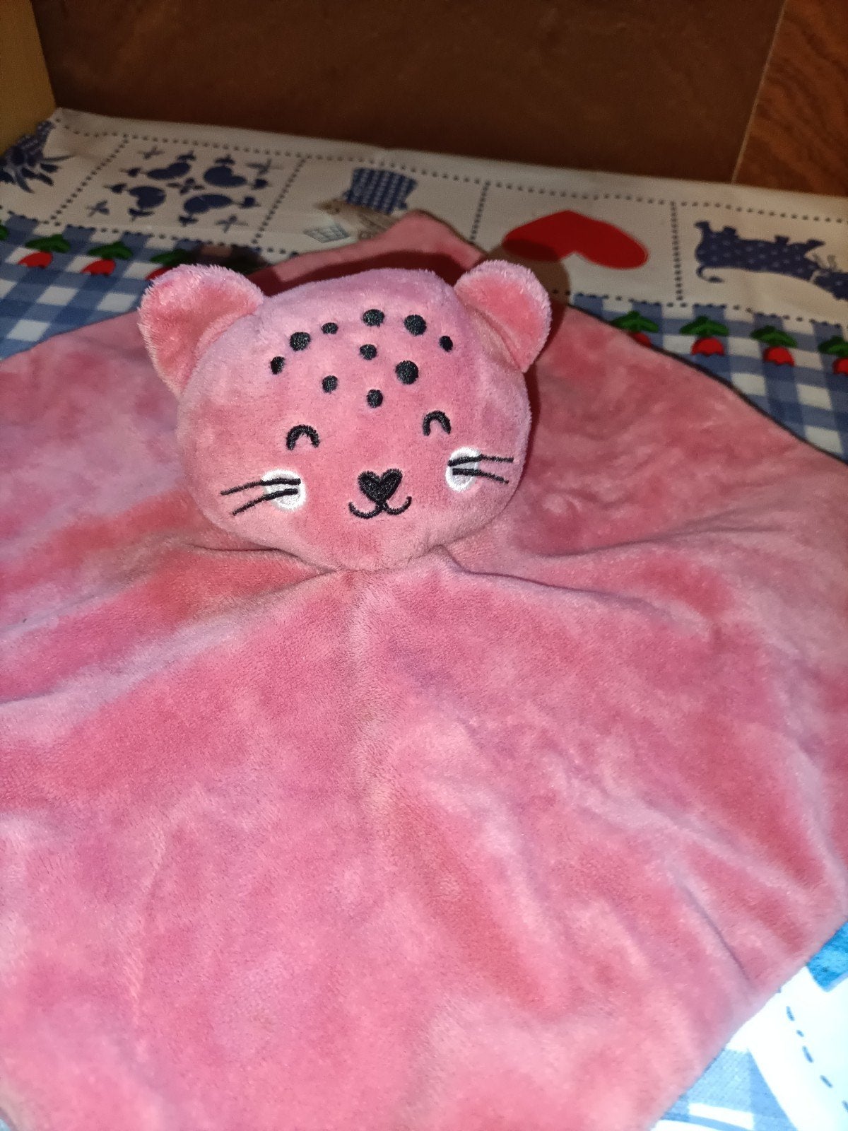 Roze poes knuffeldoekje Action Mundia, Ophalen of Verzenden, Zo goed als nieuw