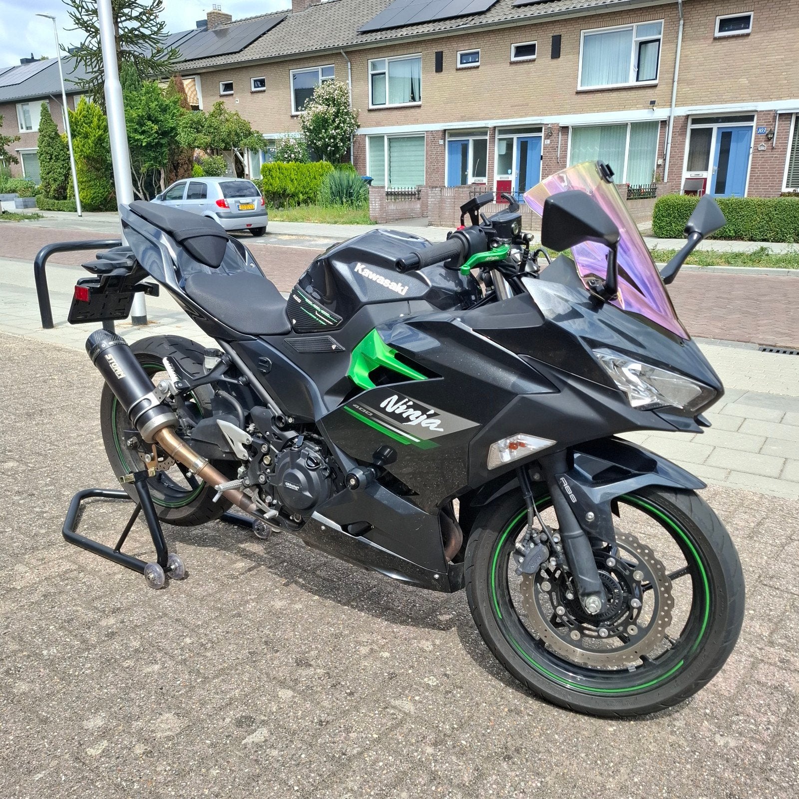 Kawasaki Ninja 400 - Bouwjaar 2022 - A2 Rijbewijs, Motoren, 2 cilinders, Gebruikt, 399 cc, Minimaal motorrijbewijs A2