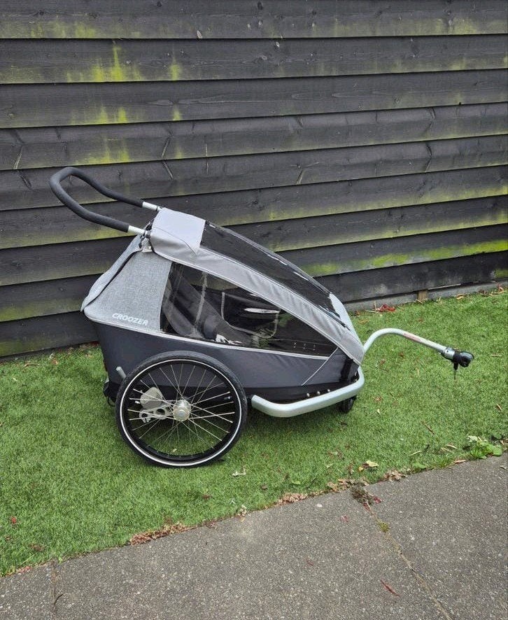 Croozer Kid Keeke 1 compleet met babyzitje zeer goede staat, Ophalen, Opvouwbaar, Croozer, Zo goed als nieuw
