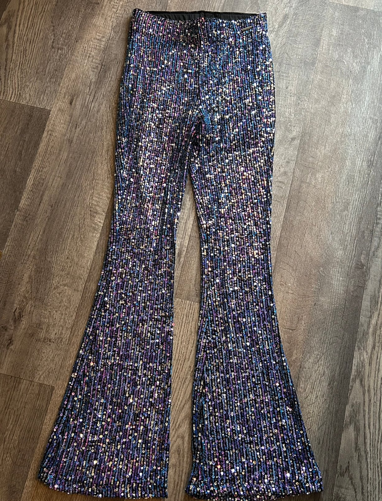 Colourful Rebel Sequins flared pants multi, maat M, Maat 38/40 (M), Meerkleurig, Nieuw, Ophalen of Verzenden