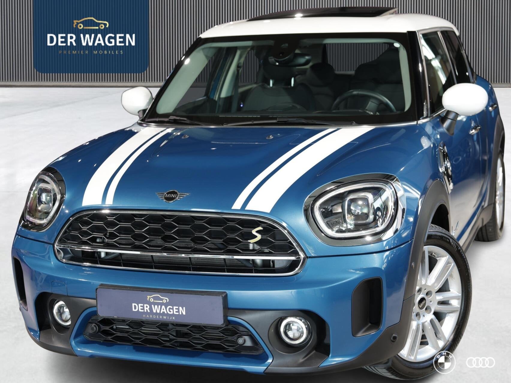 Mini Countryman COOPER SE ALL4 / ALL OPTIONS, Auto's, Mini, Automaat, Countryman, Blauw, Bedrijf