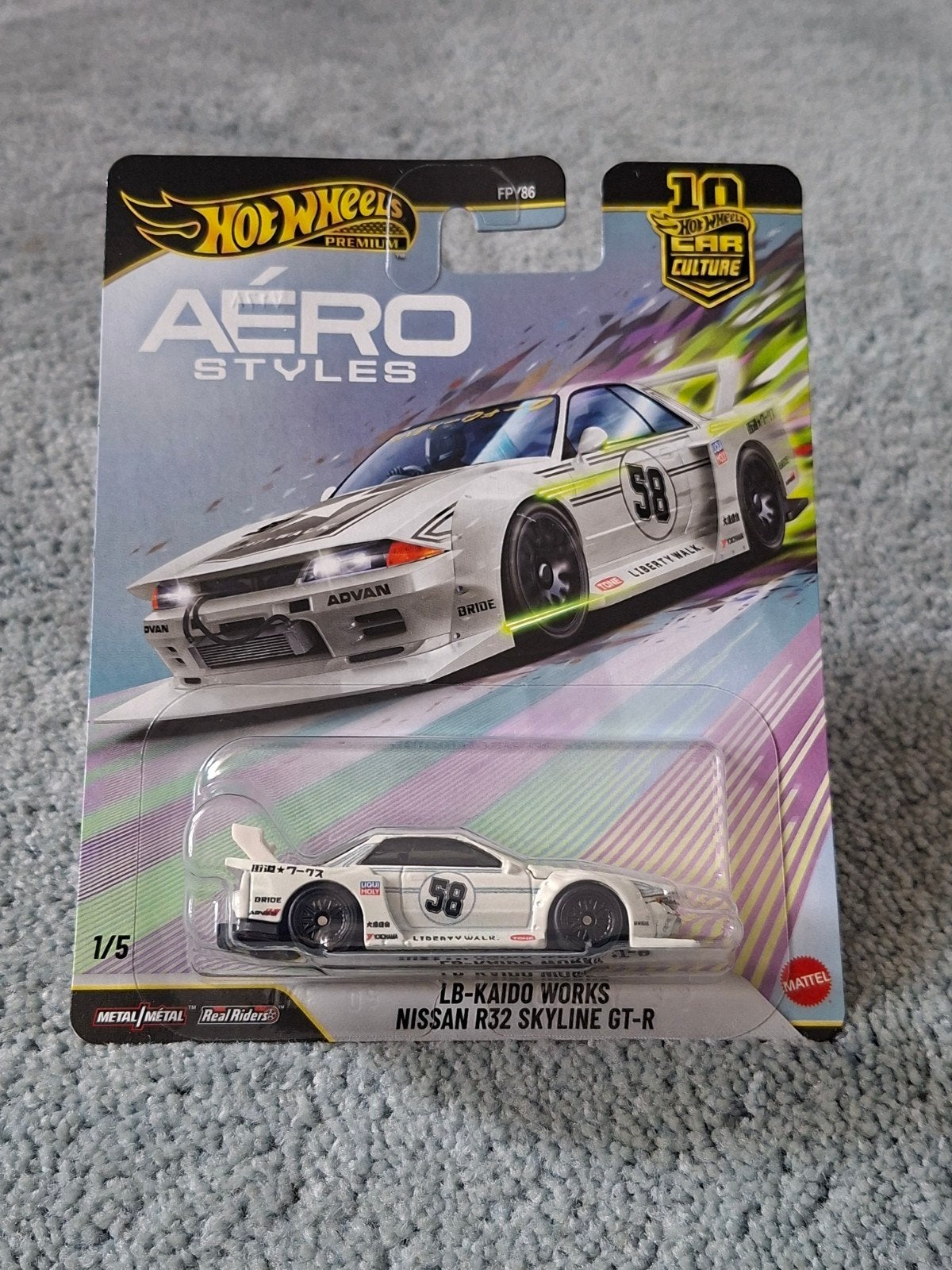 Hot Wheels Nissan R32 Skyline GT-R LB-Kaido Works, Ophalen of Verzenden, Nieuw, Auto