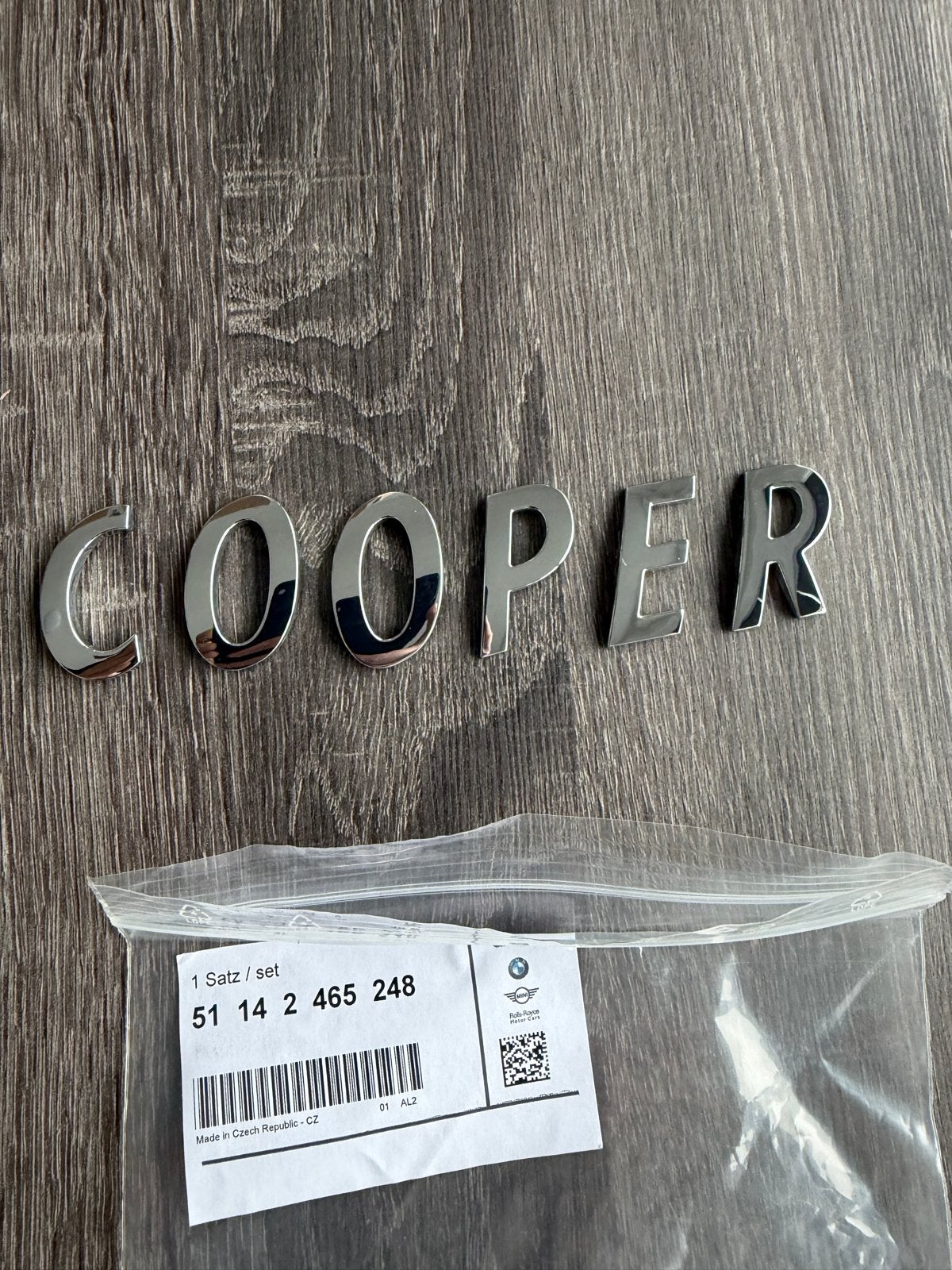 Mini Cooper Embleem Set - Origineel BMW/Mini, Ophalen of Verzenden, Nieuw, Mini