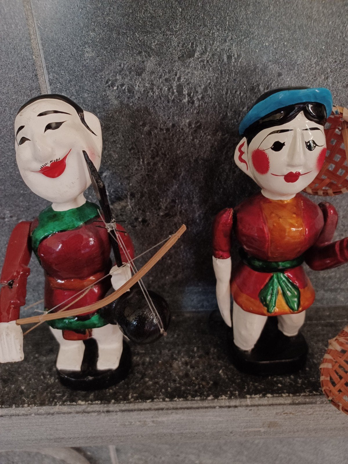 Handgemaakte Vietnamese Waterpoppen water pop 2, Ophalen of Verzenden