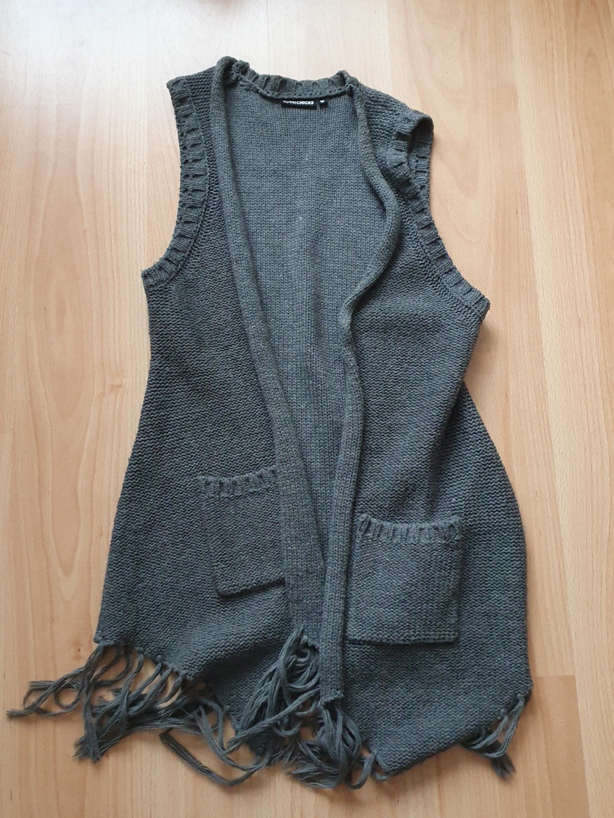 gilet grijs, Ophalen of Verzenden, Zo goed als nieuw, Maat 38/40 (M), Grijs