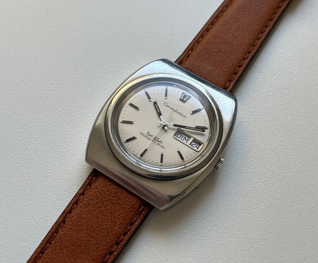 Omega Constellation Megaquartz 32 KHz - ref. 196.0030, Staal, Polshorloge, Ophalen of Verzenden, Omega
