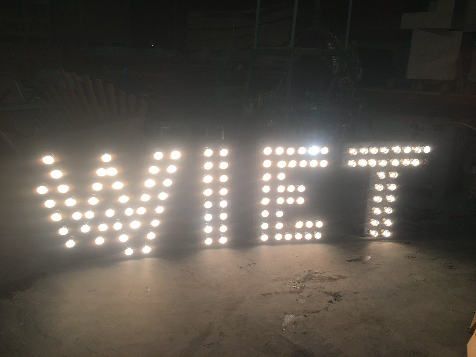 XL lichtletters te koop - diverse letters, Hobby en Vrije tijd, Ophalen, Zo goed als nieuw