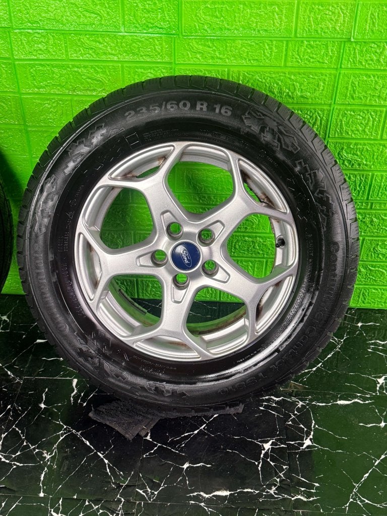 Originele Ford Mondeo Wagon velgen 16" 5x108 winterset, Auto-onderdelen, Banden en Velgen, Niet ingevuld, Gebruikt, 16 inch, Banden en Velgen