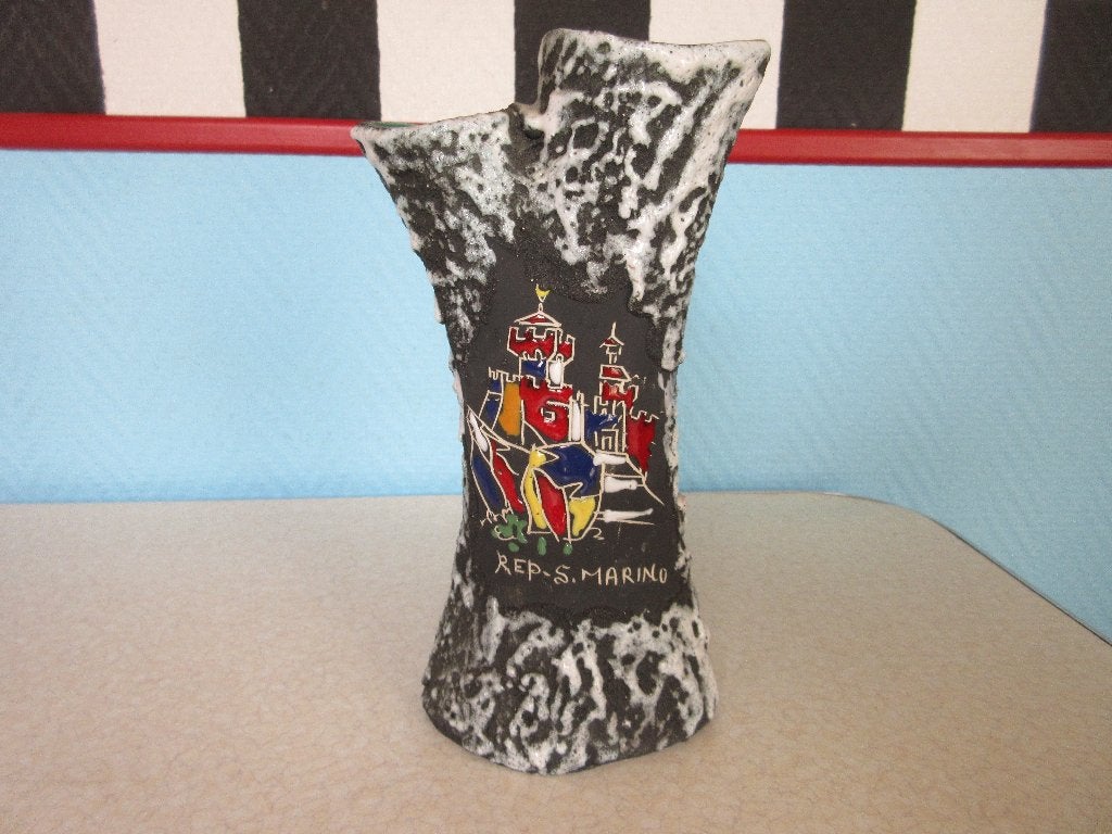 Vintage Vaas San Marino Italie, Antiek en Kunst, Ophalen of Verzenden