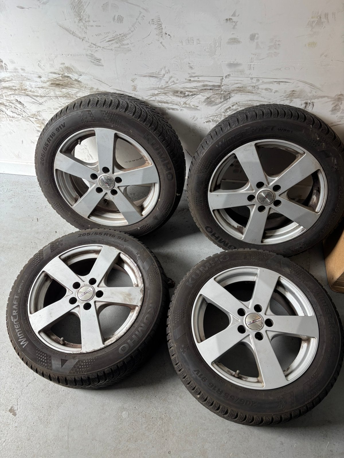 Opel Astra Tourer Mokka Meriva LM winterbanden set 205/55/16, Auto-onderdelen, 16 inch, Banden en Velgen, 205 mm, Winterbanden