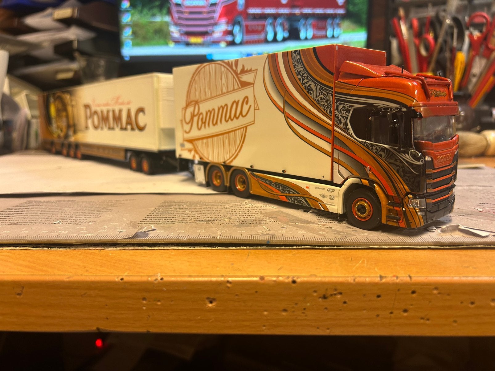 Tekno pomac code3, Ophalen of Verzenden, Zo goed als nieuw, Bus of Vrachtwagen, Tekno