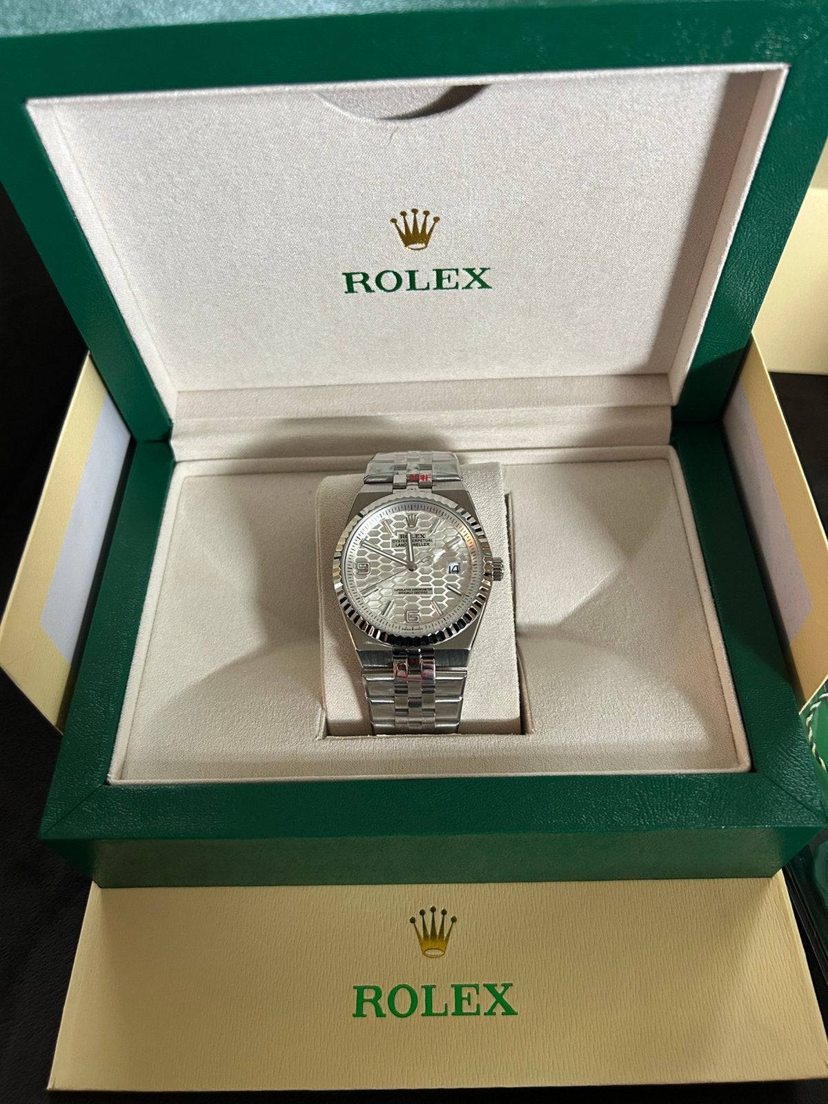 Rolex oyster, Ophalen of Verzenden, Zo goed als nieuw, Staal, Overige merken