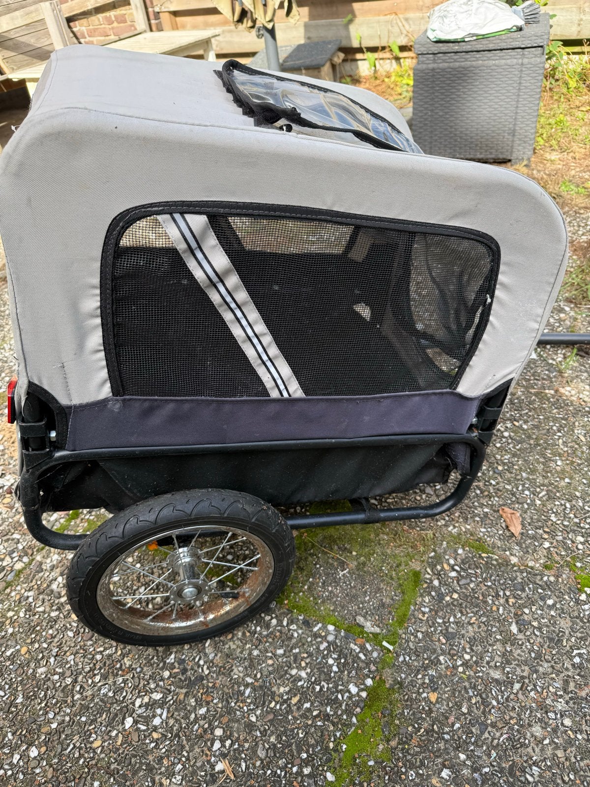 Flamingo Hondenkar - Gebruikte Fietsaanhanger voor Honden, Ophalen, Gebruikt, Hondenkar, 20 tot 40 kg