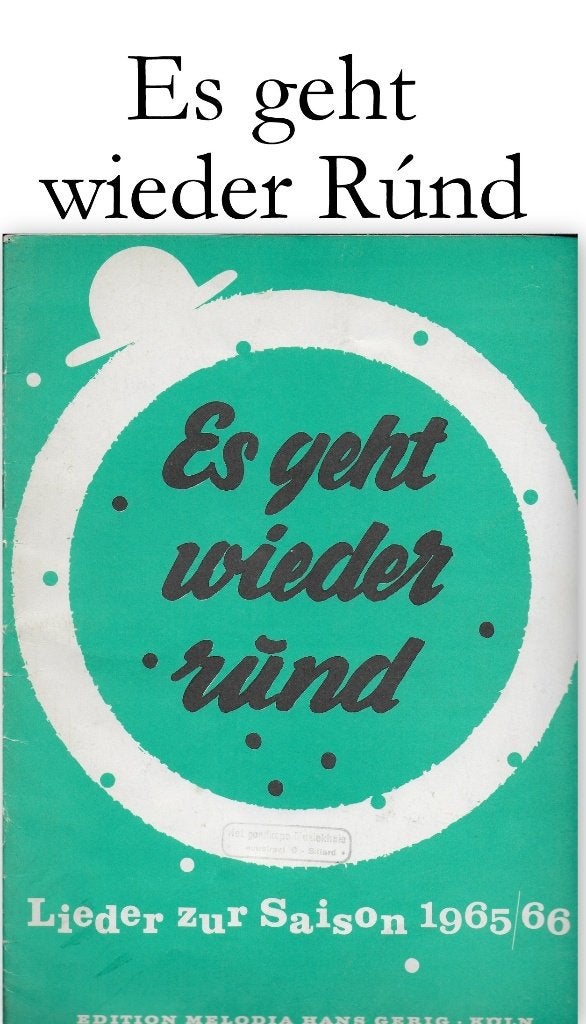 Mu151 bladmuziek lieder zur saison uit 1965 / 1966, Muziek en Instrumenten, Zang, Ophalen of Verzenden, Zo goed als nieuw, Artiest of Componist