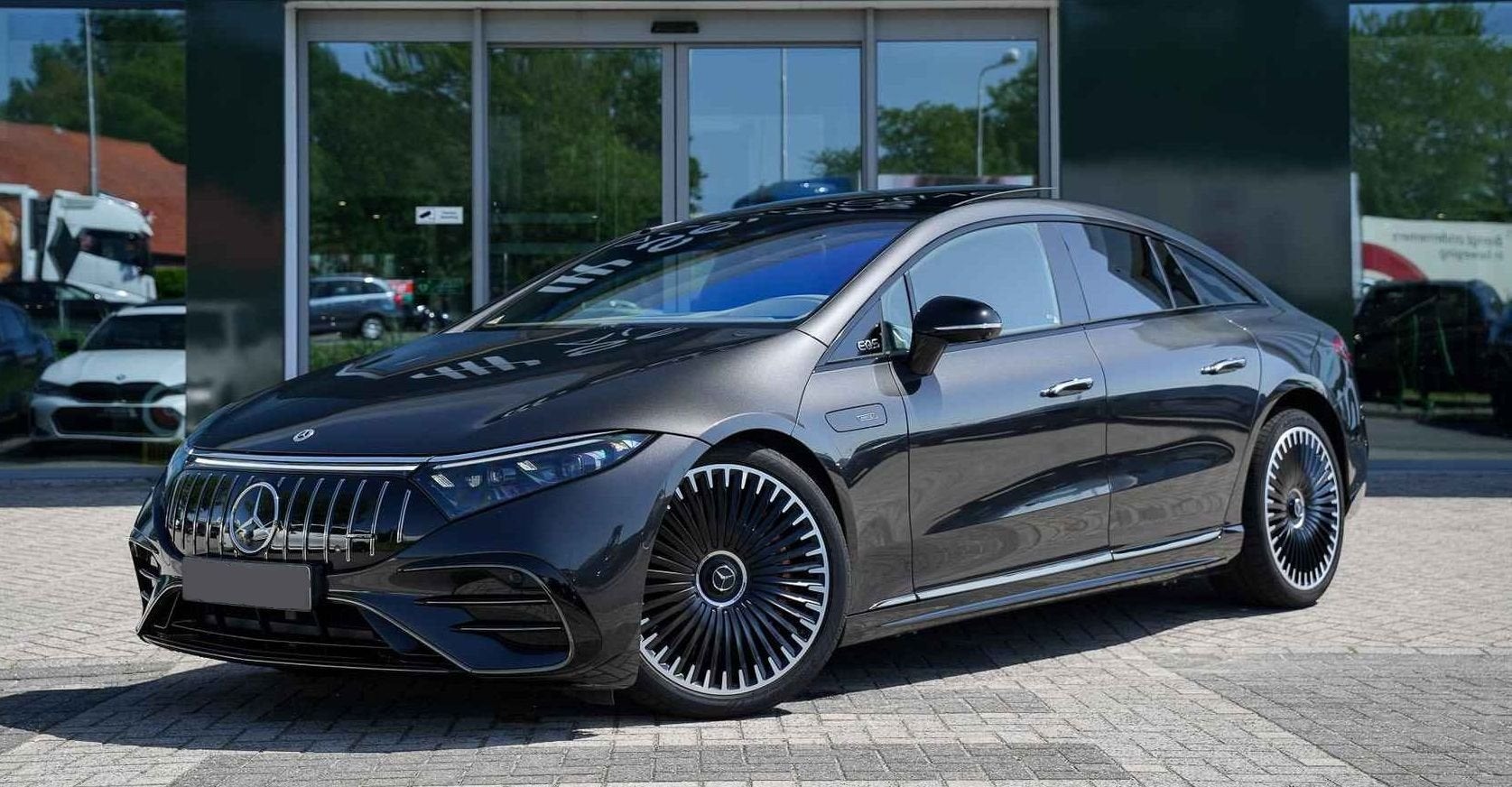 Originele 22 inch Mercedes AMG velgen met banden EQS V297, Gebruikt, -, 265 mm, -