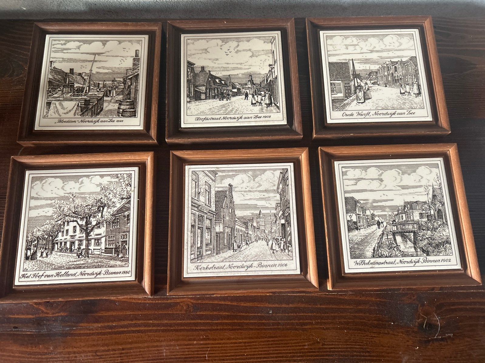 Nostalgische serie Noordwijk: Historische Afbeeldingen, Antiek en Kunst, Antiek | Wandborden en Tegels, Ophalen of Verzenden