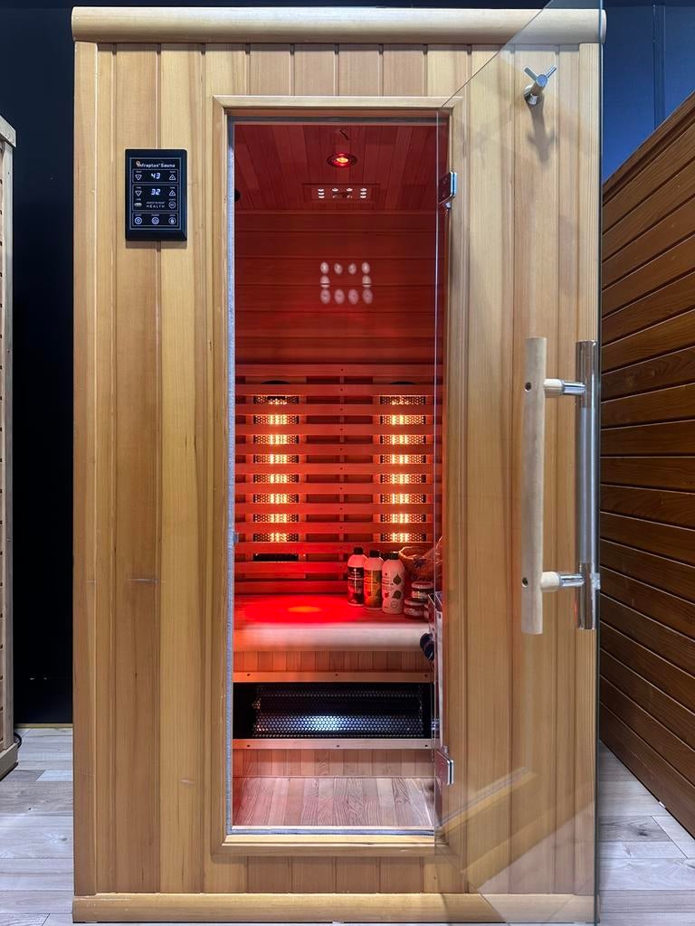 COMBI SAUNA | INFRAROOD + FINSE SAUNA | DIRECT LEVERBAAR