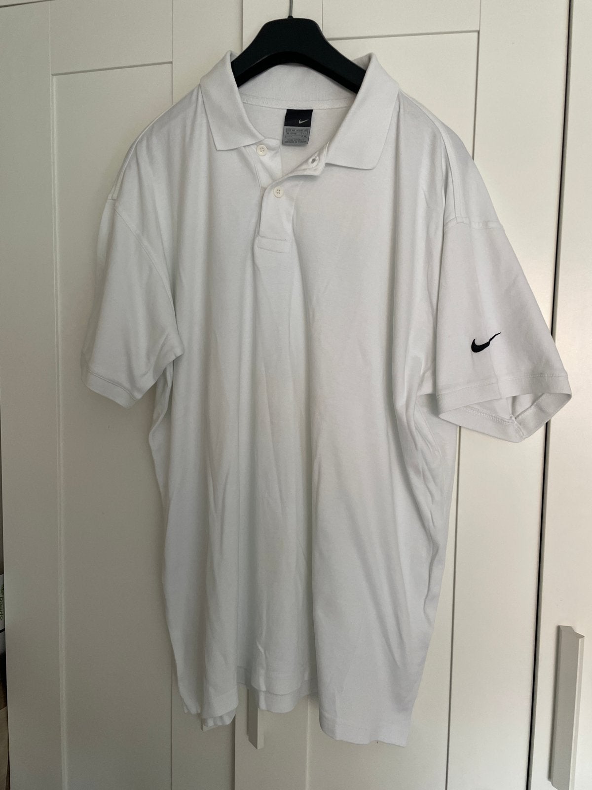 Nike Polo Shirt Wit XXL, Ophalen of Verzenden, Zo goed als nieuw, Overige maten, Wit