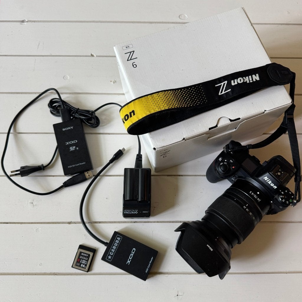 Te koop Nikon Z6 inclusief 24-70 mm lens, Ophalen, Nikon Z-mount, Handmatige focus, Nikon