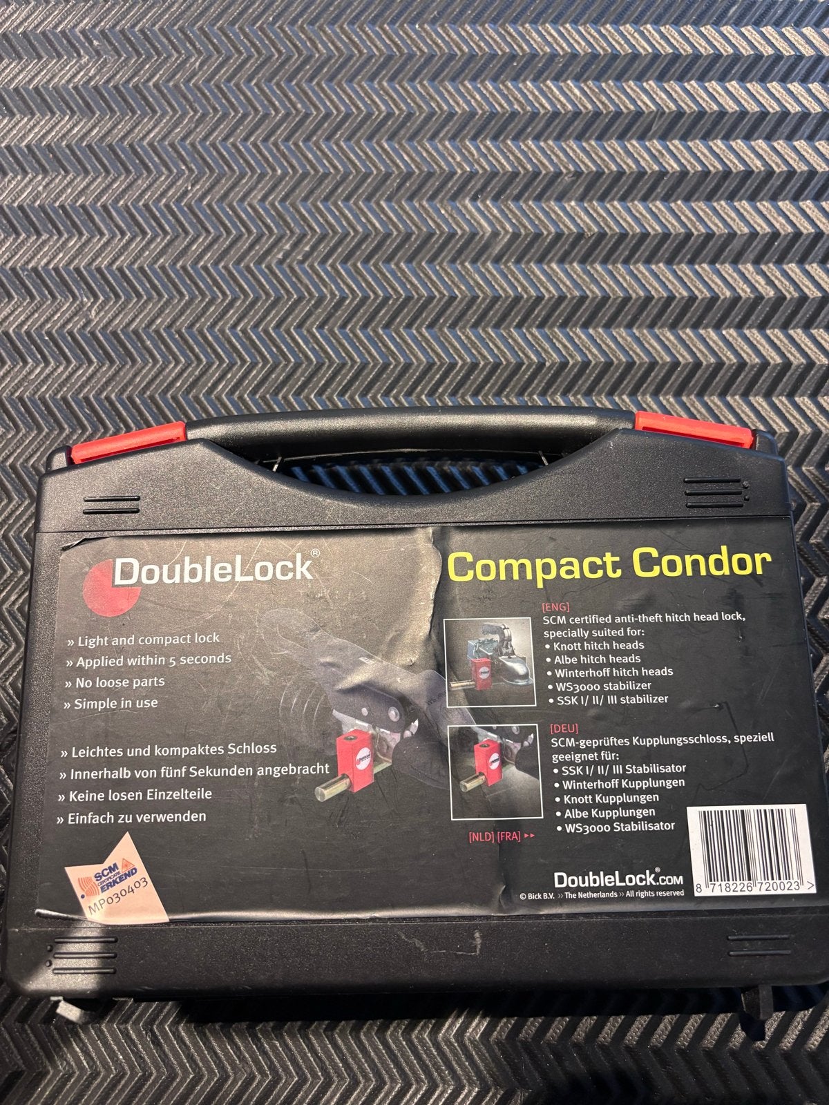 DoubleLock Compact Condor SCM gekeurd disselslot, Ophalen of Verzenden, Zo goed als nieuw