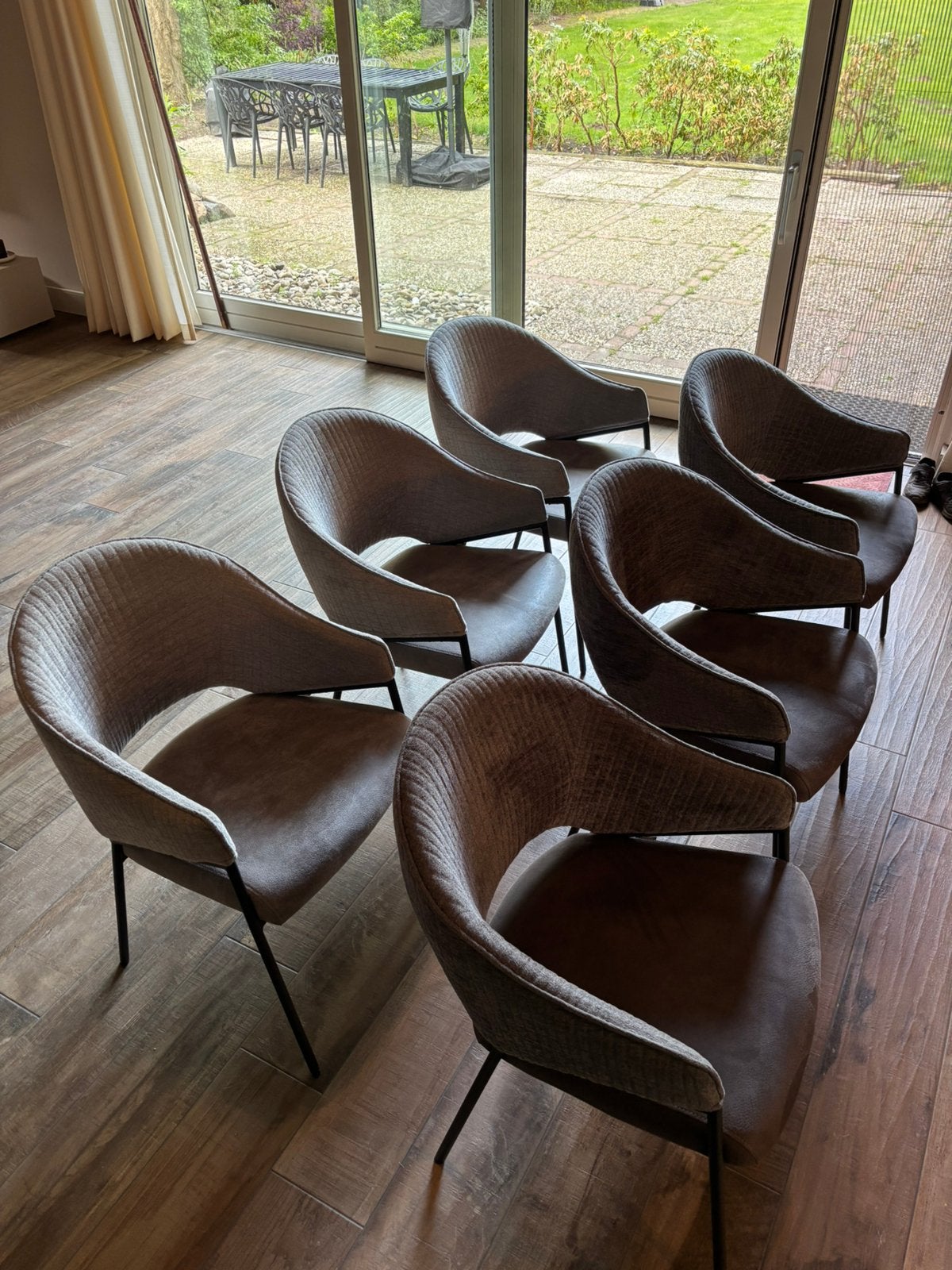 Eetkamerstoelen Xooon, Ophalen, Gebruikt, Vijf, Zes of meer stoelen, Stof