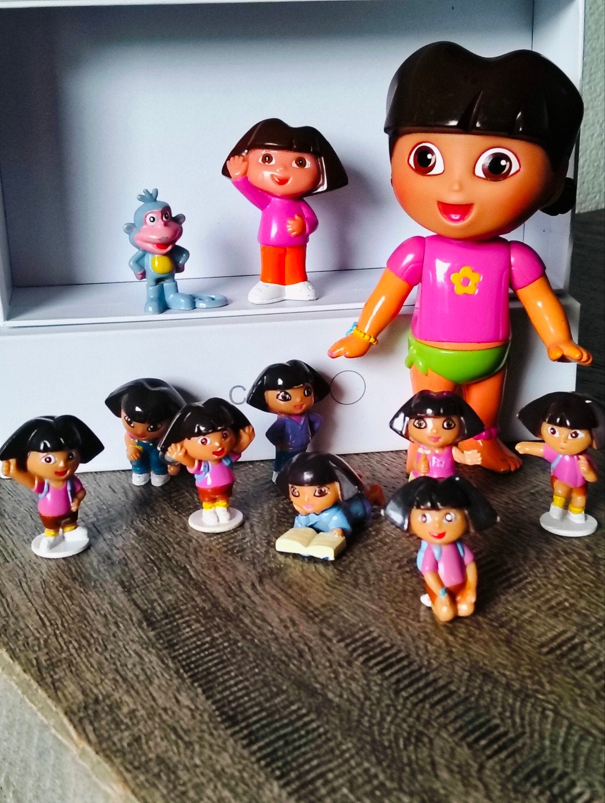 Collectie Dora en Boots figuren (Mattel/Viacom), Ophalen of Verzenden, Gebruikt