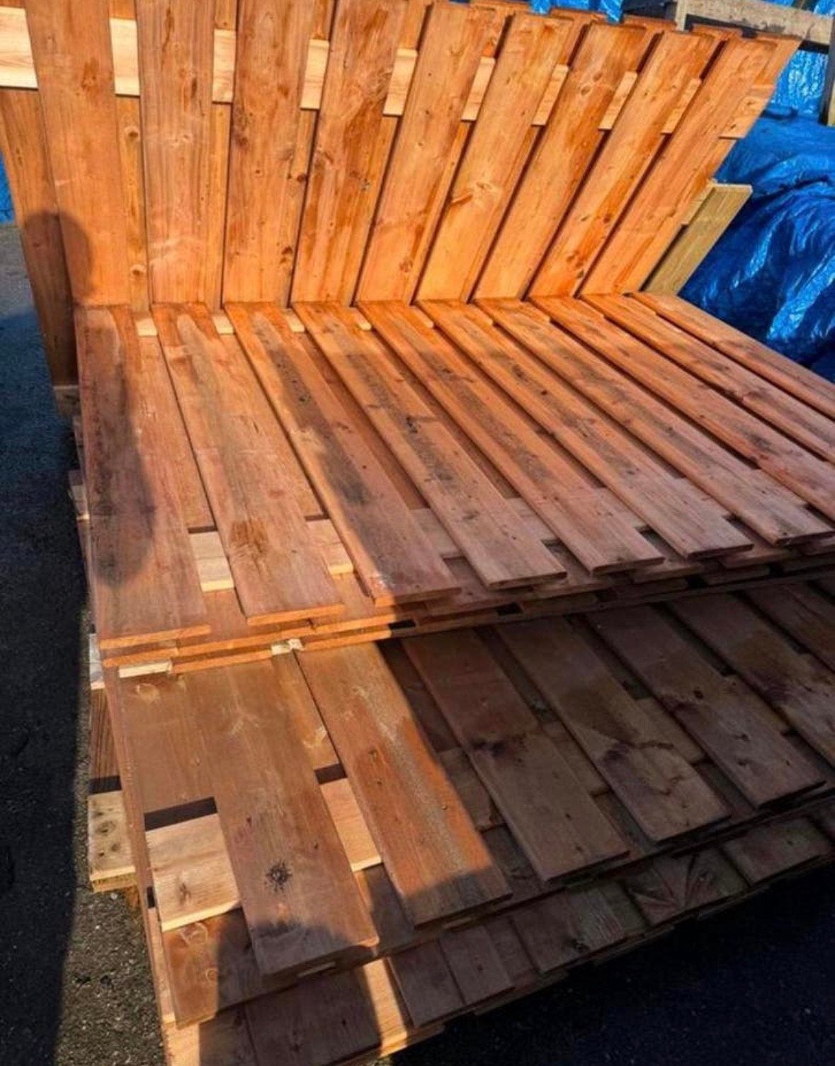 Red class wood schuttingen te koop, 1 tot 2 meter, 6 meter of meer, Ophalen of Verzenden, Zo goed als nieuw