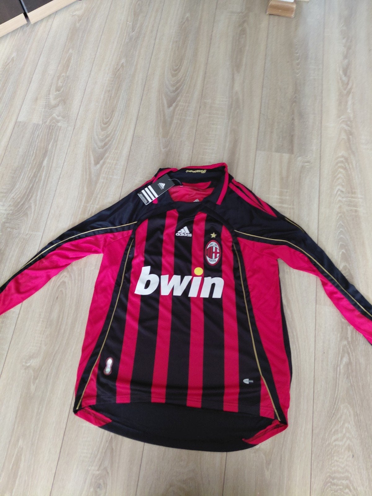 Retro shirt AC Milan Maat xl, Zwart, Geen merk, Maat 56/58 (XL), Ophalen of Verzenden