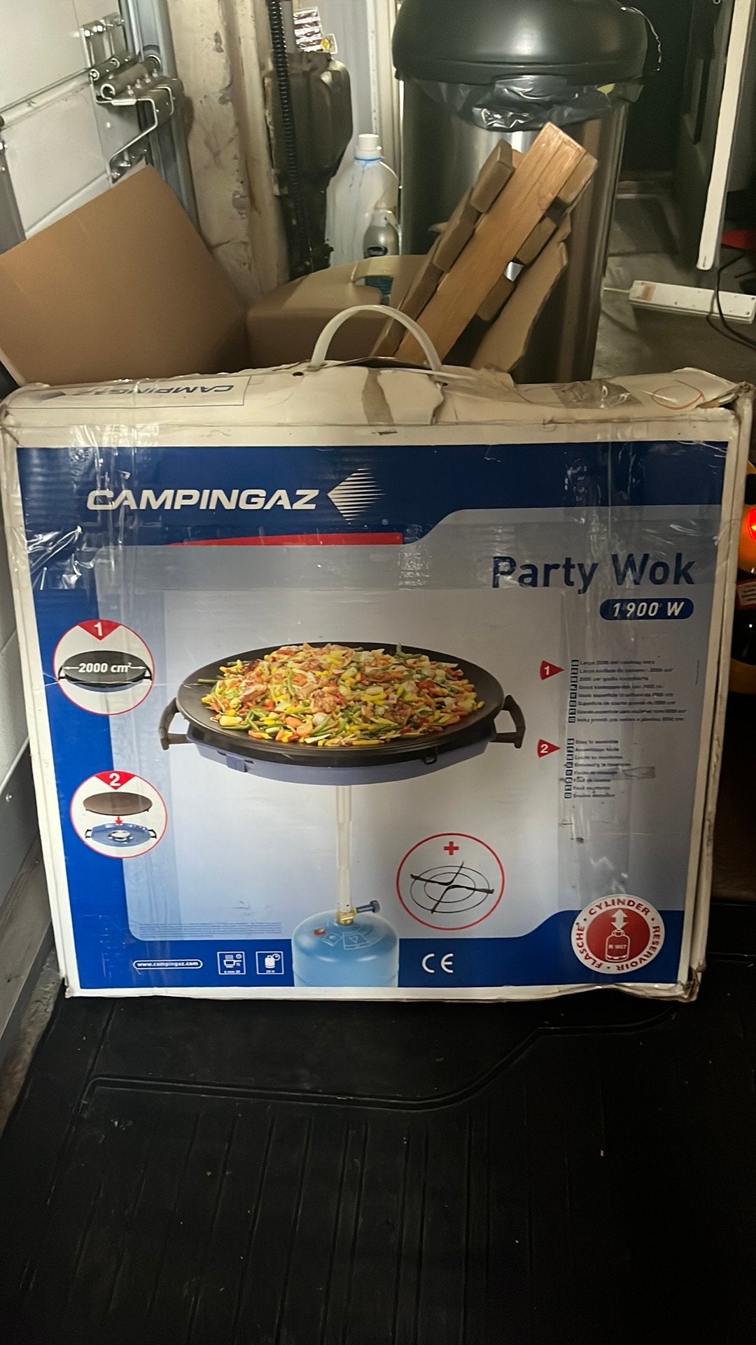 Campingaz Party Wok 1900W - Nieuw in doos, Ophalen, Nieuw