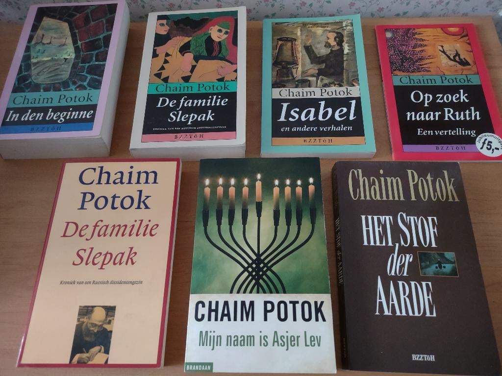 Diverse boeken- Chaim Potok, Boeken, Ophalen of Verzenden, Gelezen