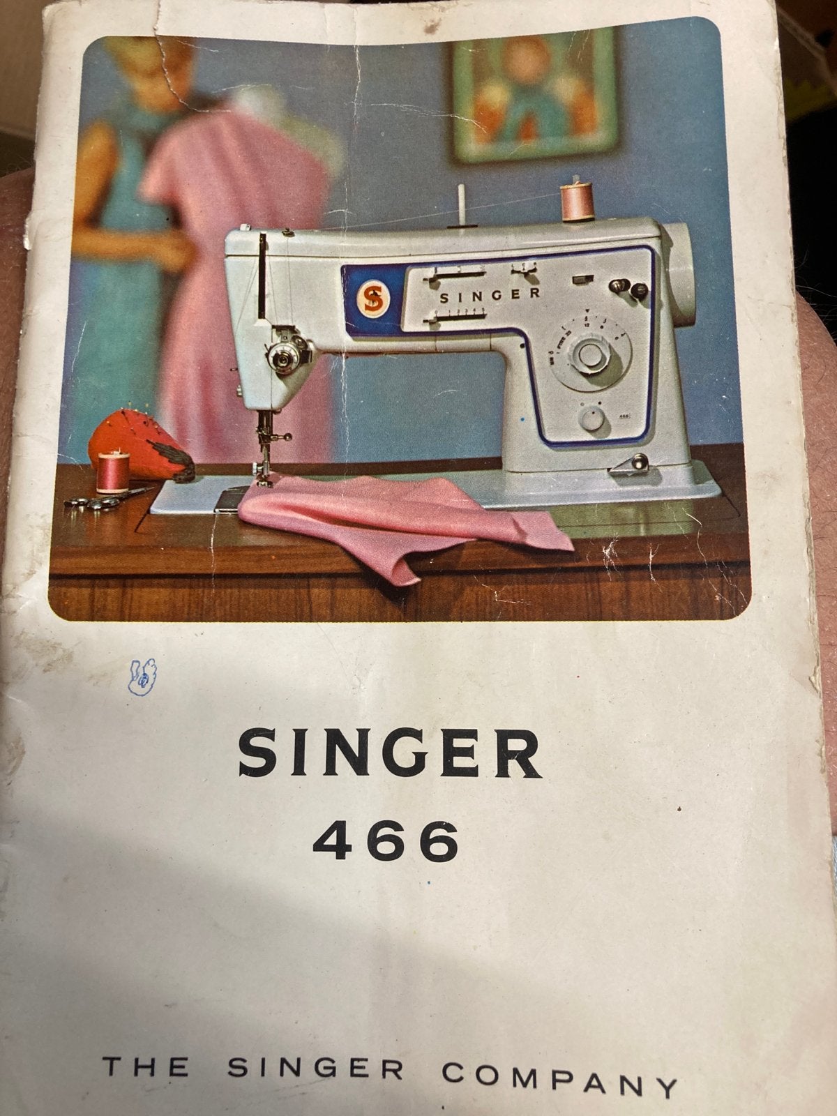Handleiding Singer Naaimachine 466, Ophalen of Verzenden, Gebruikt, Toebehoren, Singer
