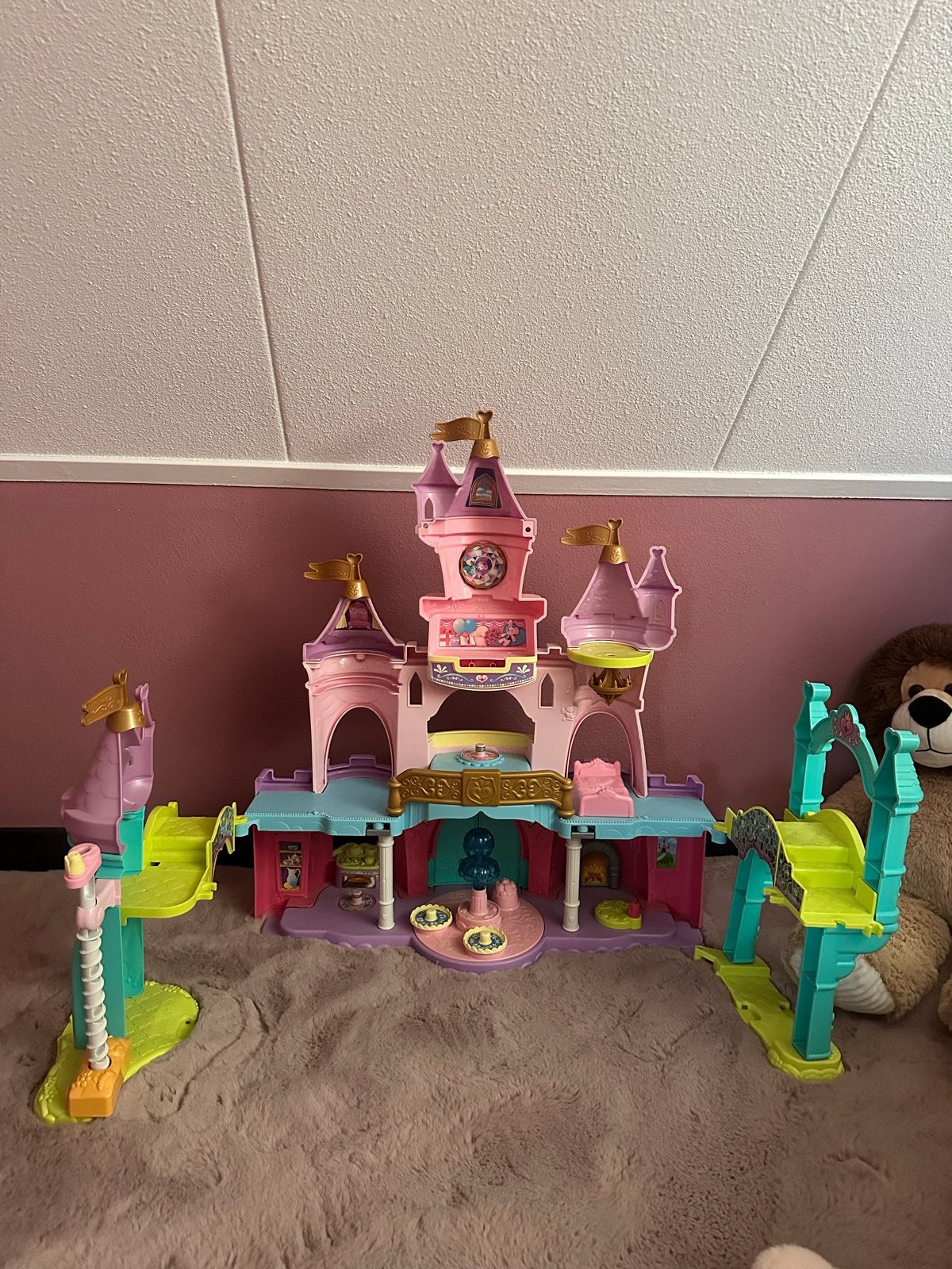 Vtech Disney prinsessen kasteel, Ophalen, Zo goed als nieuw, Poppenhuis