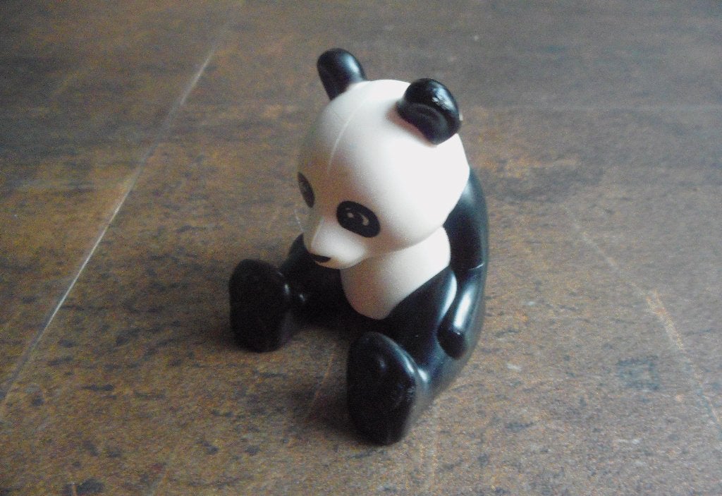 Lego Duplo Animal Panda Sitting (zie foto's) 2, Ophalen of Verzenden, Gebruikt, Losse stenen, Duplo