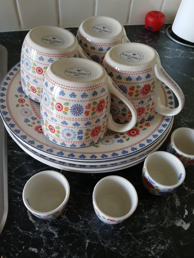 Kakelbont servies Yvon, Ophalen, Gebruikt, Bord(en), Overige stijlen