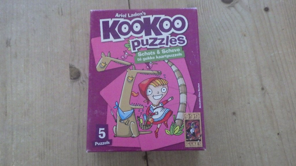 Kookoo puzzles 999 GAMES, Ophalen of Verzenden, Minder dan 500 stukjes, Overige typen