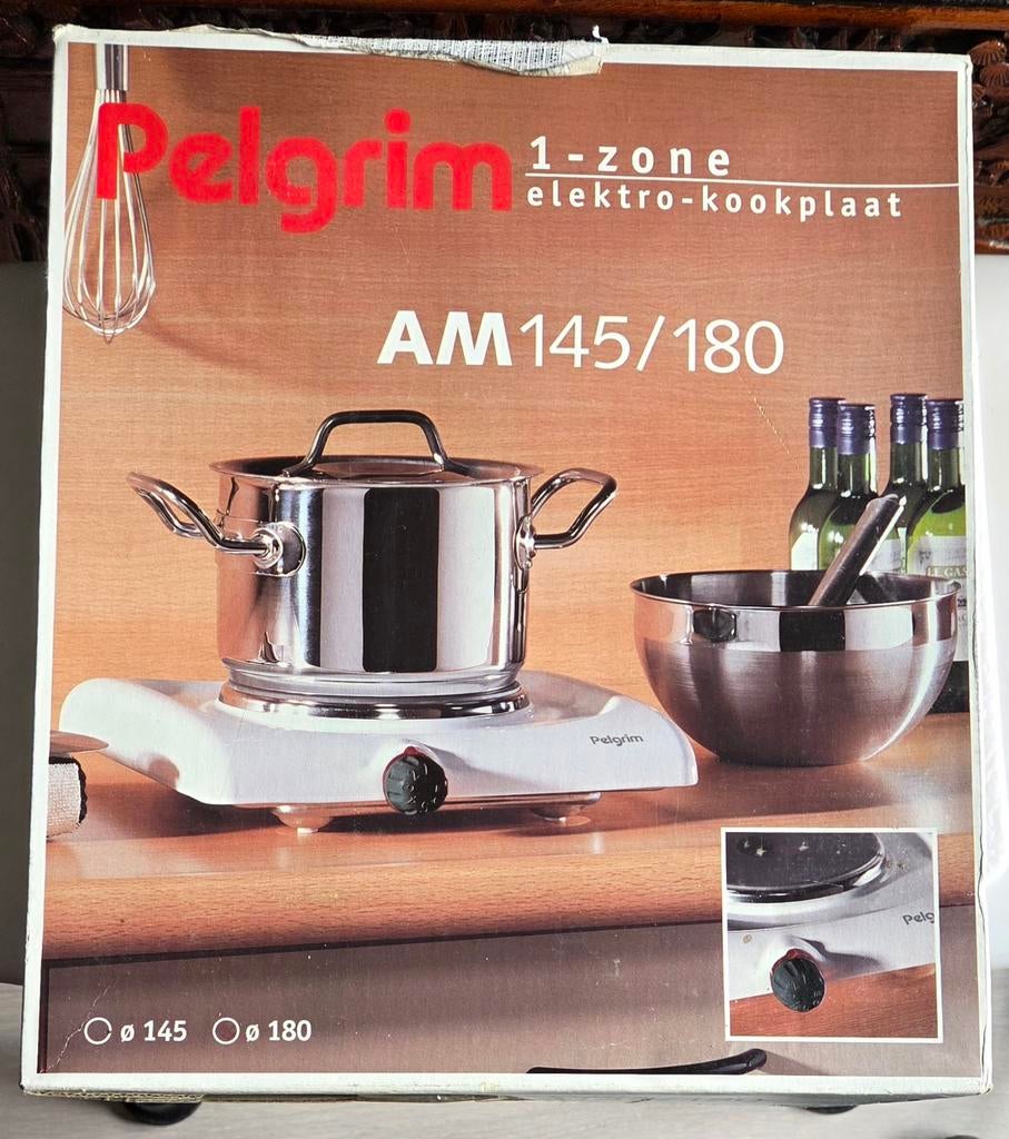 Pelgrim AM145/180 1-zone elektrische kookplaat, 26-29 totaal, Witgoed en Apparatuur, Kookplaten, Nieuw, 3 kookzones of minder