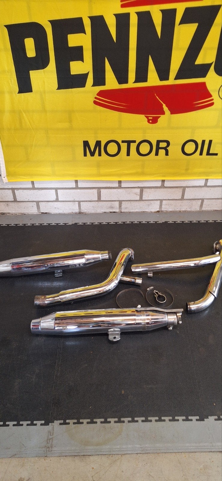 Oem uitlaat Harley Davidson evo 1340 softail, Ophalen of Verzenden