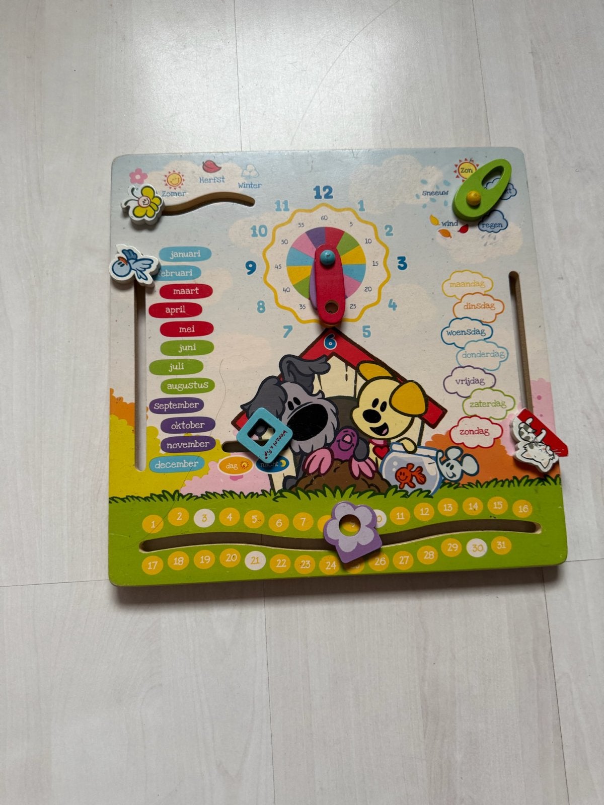 Rom Pom Pom woordenmaker - Taal en lezen 4+, Kinderen en Baby's, Speelgoed | Educatief en Creatief, Ophalen, Zo goed als nieuw
