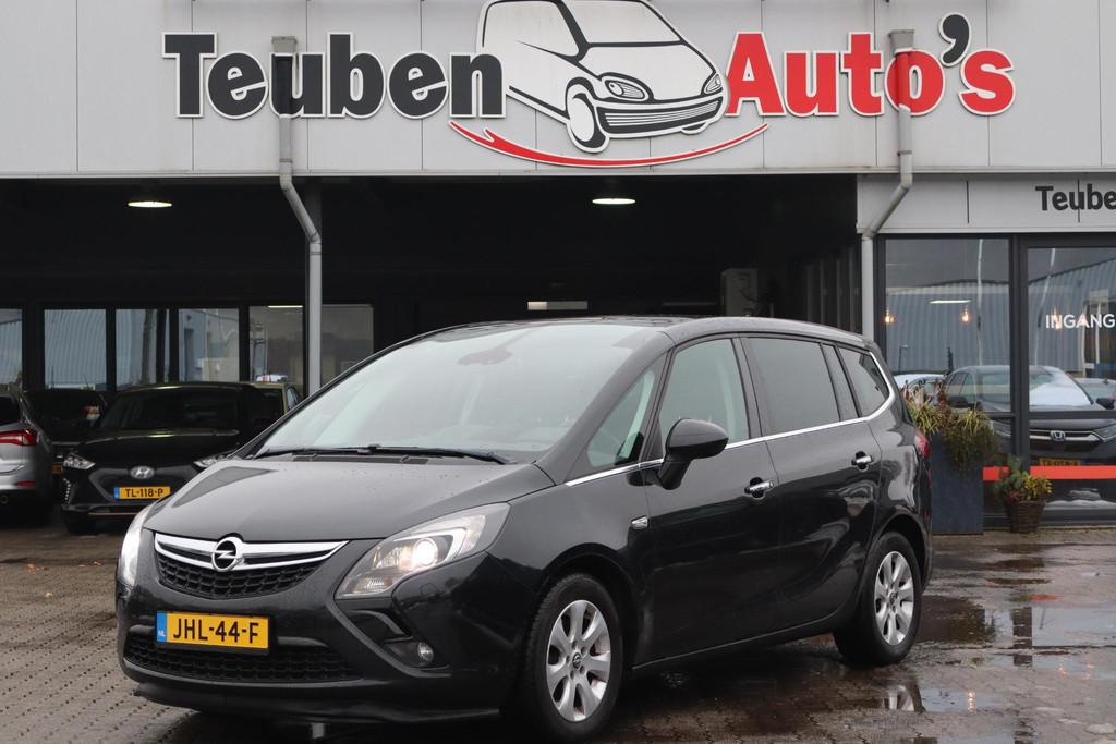 Opel Zafira Tourer 1.4 Cosmo Navigatie, Camera Automaat, Tre, Auto's, Opel, Euro 5, Gebruikt, Zwart, 4 cilinders